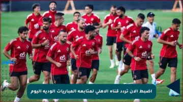 اضبط الآن تردد قناة الأهلي لمتابعة المباريات الودية اليوم